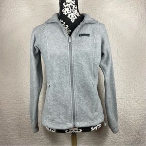 🔥Columbia Full Zip Fleece Full Zip Jacket Gray Women’s Size M